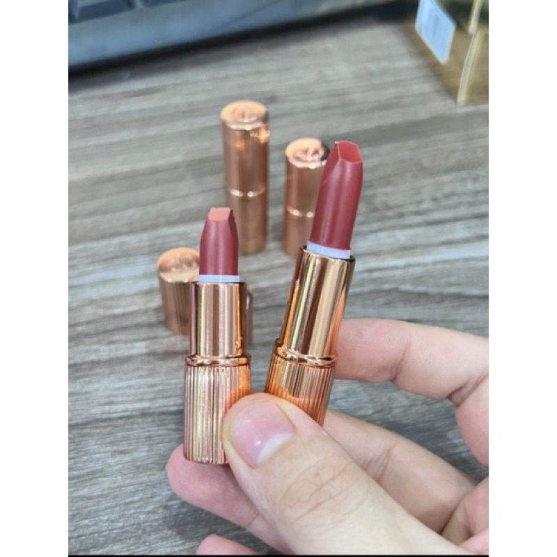 Set Son Charlotte Tilbury Mini Lip Wardrobe 3 Màu