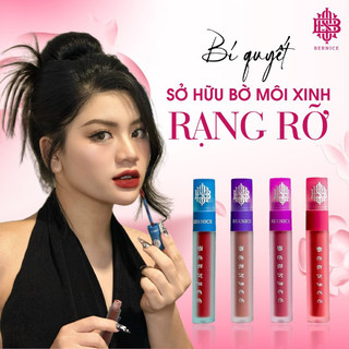 [Chính Hãng] Son Bernice mới nhất 2023- Son kem lì mịn môi lâu trôi Bernice