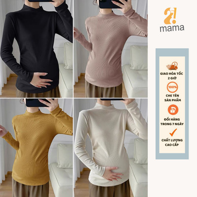 Áo Bầu Giữ Nhiệt 2mama Siêu Ấm , Co Dãn , Mềm Mại ,Form Dễ Mặc Thoải Mái Suốt Thai Kì Nhiều Màu Sắc , 3 Size Khác Nhau