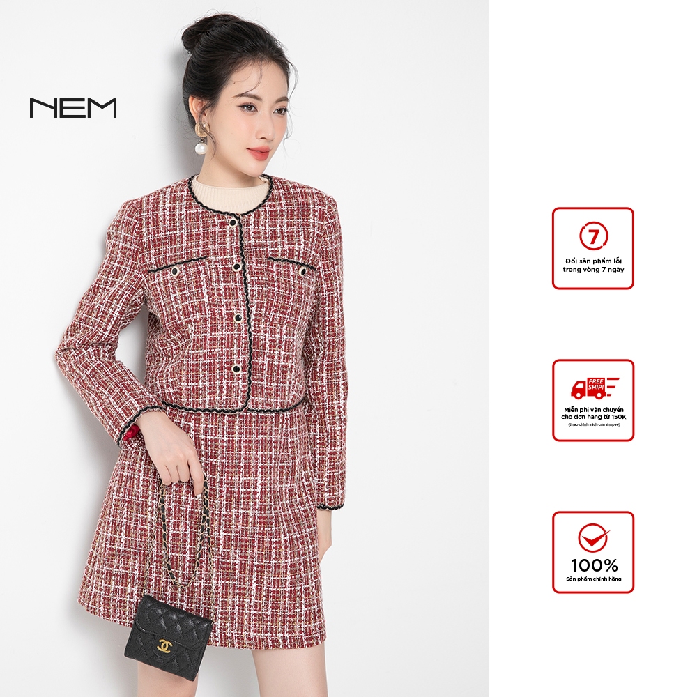 Áo công sở thiết kế cao cấp NEM Fashion 09312 giá tốt