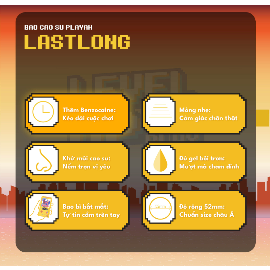 Bao Cao Su PLAYAH Siêu mỏng Super Invisible, Kéo dài thời gian Last Long, Vừa vặn Truefit, Thêm Gel Rainbow, Extra Dots