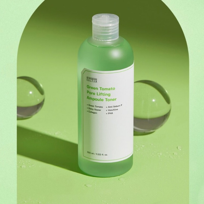 Toner Cà Chua Xanh GREEN TOMATO PORE LIFTING AMPOULE TONER SUNGBOON 350ML