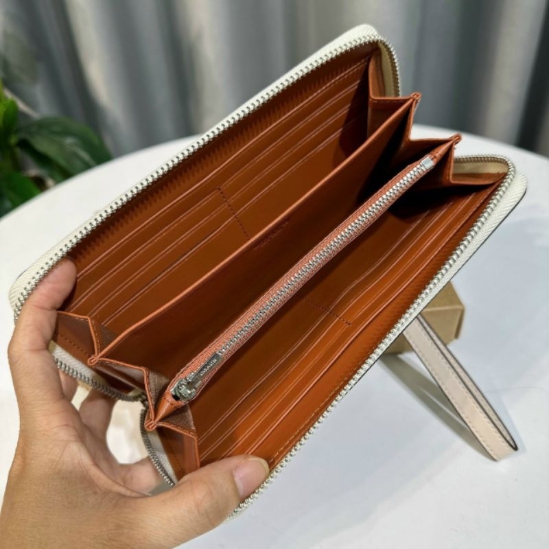 VÍ COACH Long Zip Around Wallet In Rainbow