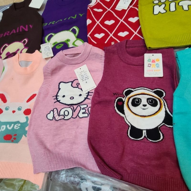 Áo gile len Quảng Châu cho bé