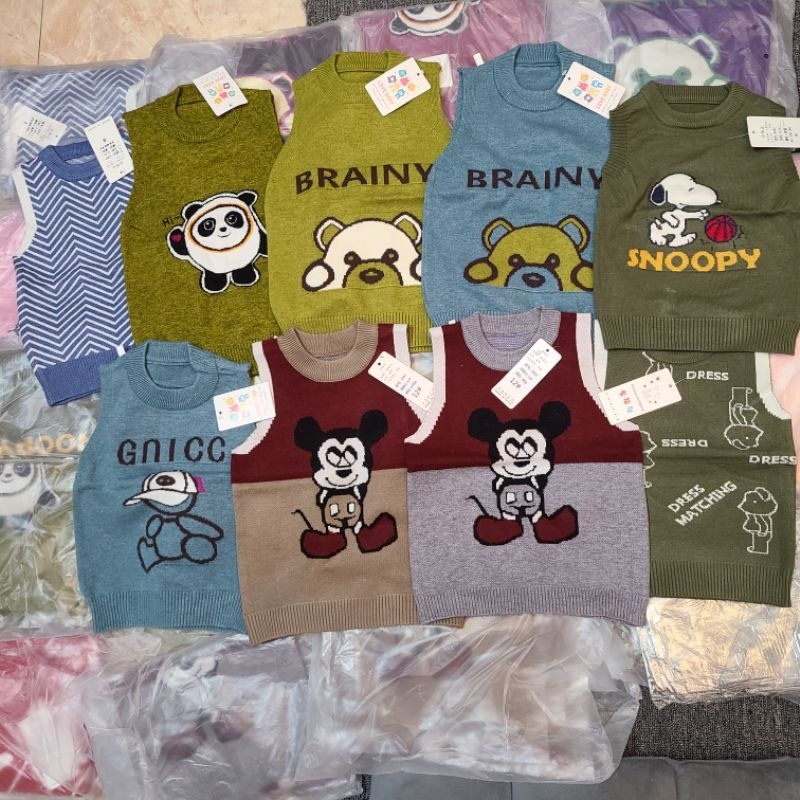 Áo gile len Quảng Châu cho bé