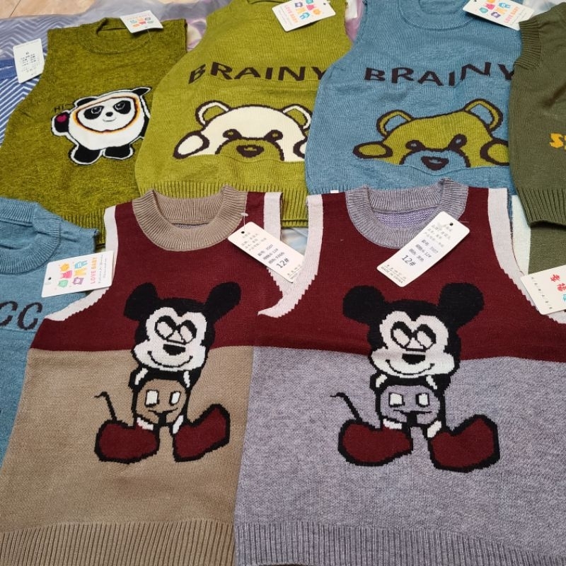 Áo gile len Quảng Châu cho bé