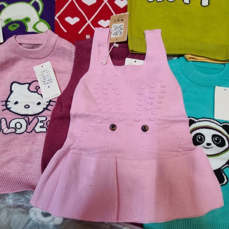 Áo gile len Quảng Châu cho bé