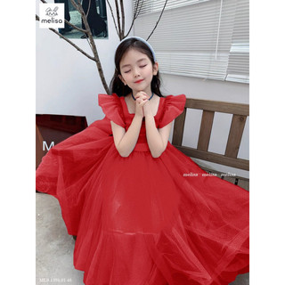 Đầm dạ hội công chúa Melisa tay cánh tiên 10-40kg