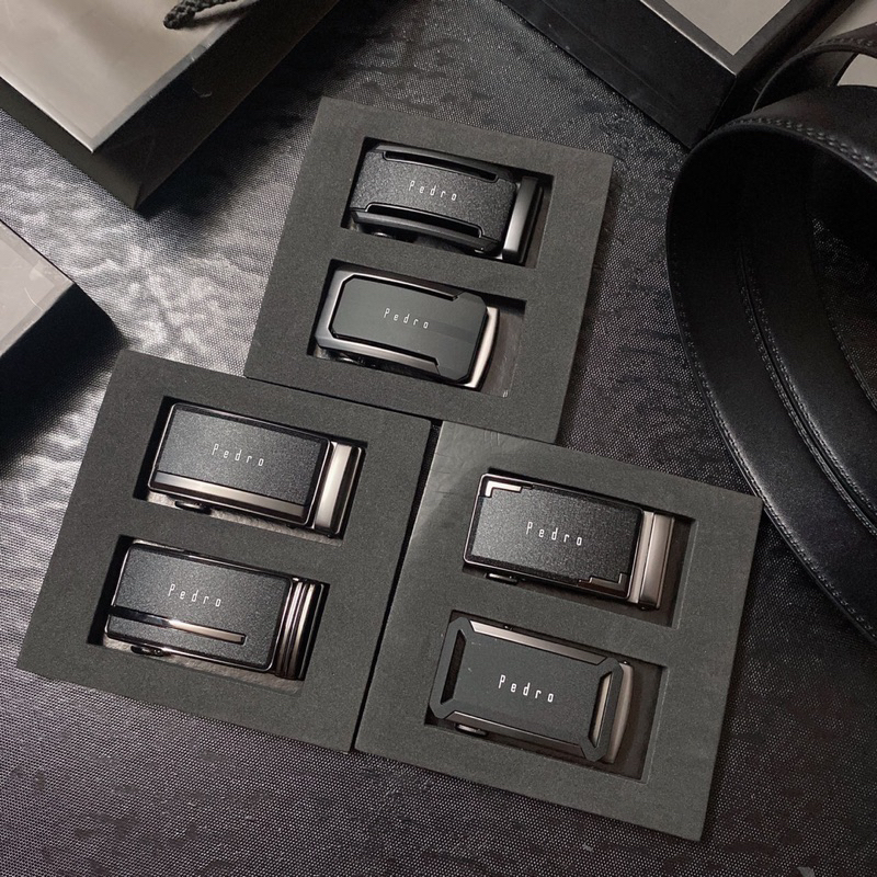 Set Thắt lưng nam Pedro siêu đẹp 2 mặt ( full box túi)