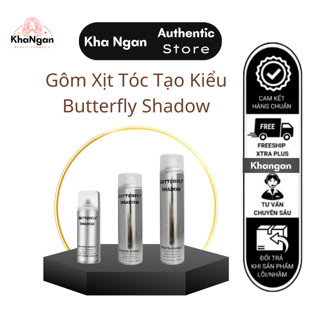 [600ml] Gôm xịt tóc tạo kiểu tự nhiên