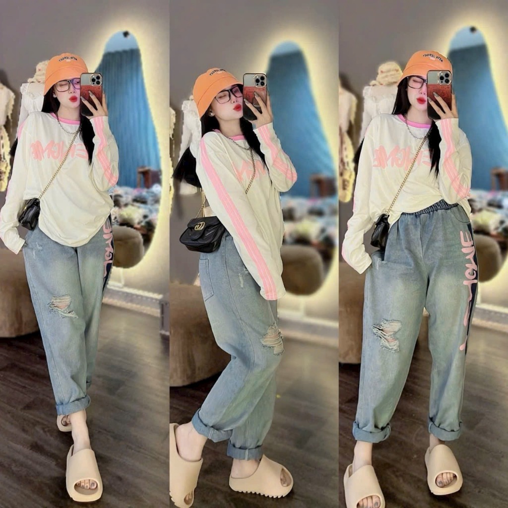 SET ÁO THUN QUẦN JEANS