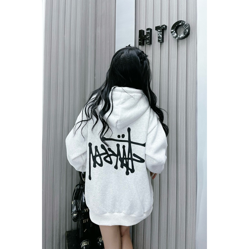 KHOÁC KÍ CHỮ - HOODIE KHOÁ