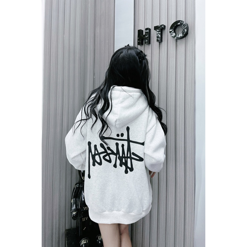 KHOÁC KÍ CHỮ - HOODIE KHOÁ