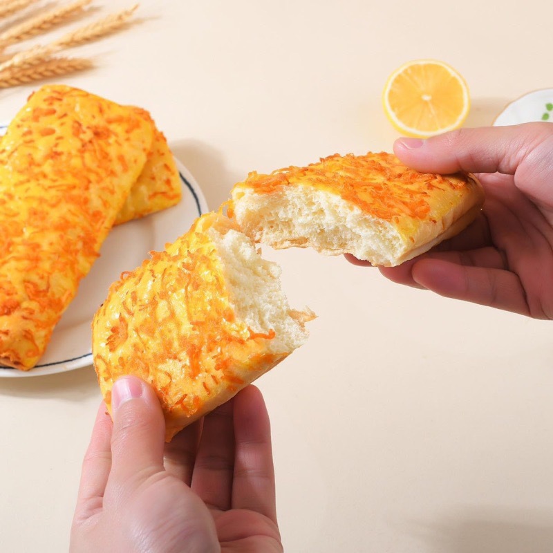 Bánh Mì Sốt Bơ Ruốc Thơm Ngon Hấp Dẫn, Bánh Mì Chà Bông Ruốc Lucky Vị Mặn