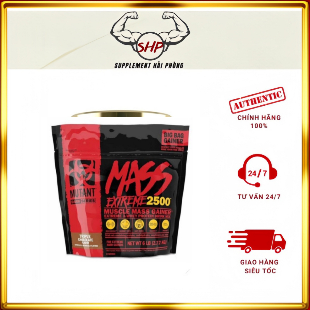 Mutant Mass Extreme 2500 Sữa Tăng Cân Nhanh chính hãng - 2.27kg tại Supplement Hải Phòng
