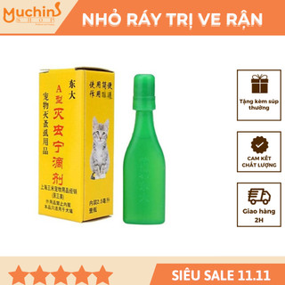 Nhỏ Ráy Trị Ve Rận Chó Mèo 2.5ml | Muchinshop