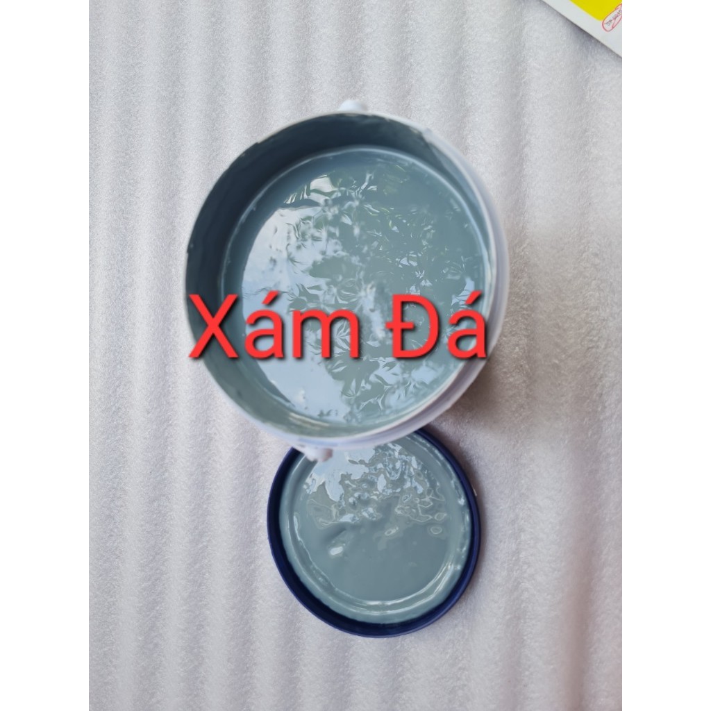 [Thùng 18kg] Sơn XÁM ĐÁ supon hệ nước siêu bóng