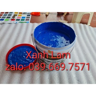 Sơn màu XANH LAM supon hệ siêu bóng ngoại thất