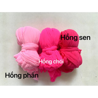 Vải voan trơn 1 cục 3 sợi