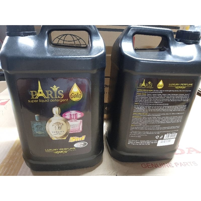 Nước Giặt Xả Paris Hương Nước Hoa 5000ml, Nước Giặt Paris, Không Hoá Chất, An Toàn Cho Da, Tẩy Siêu Sạch