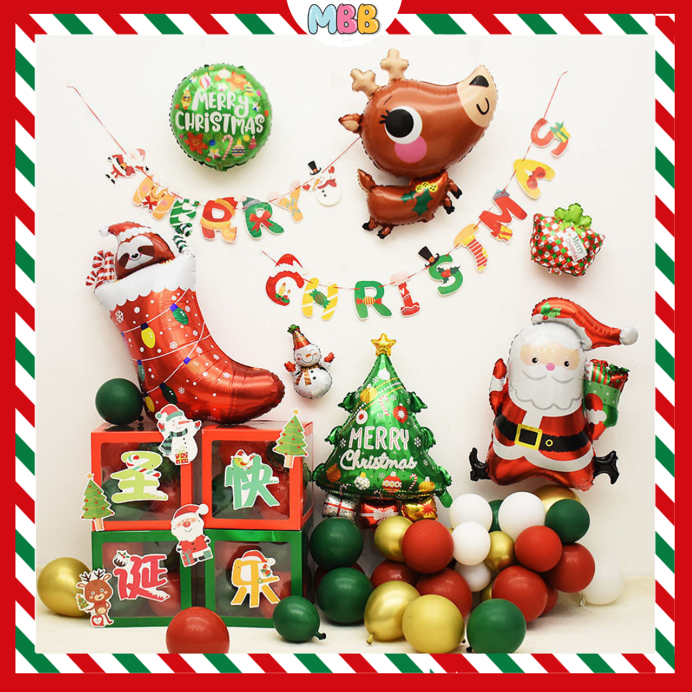 Tổng Hợp Set Trang Trí NOEL, Trang Trí Giáng Sinh Dành Cho Quán Cà Phê, Lớp Học Văn Phòng