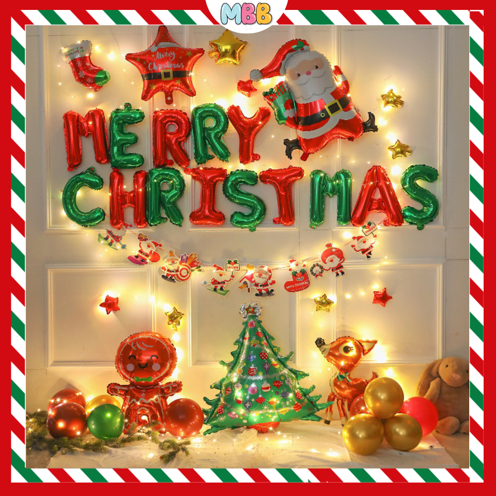 Tổng Hợp Set Trang Trí NOEL, Trang Trí Giáng Sinh Dành Cho Quán Cà Phê, Lớp Học Văn Phòng