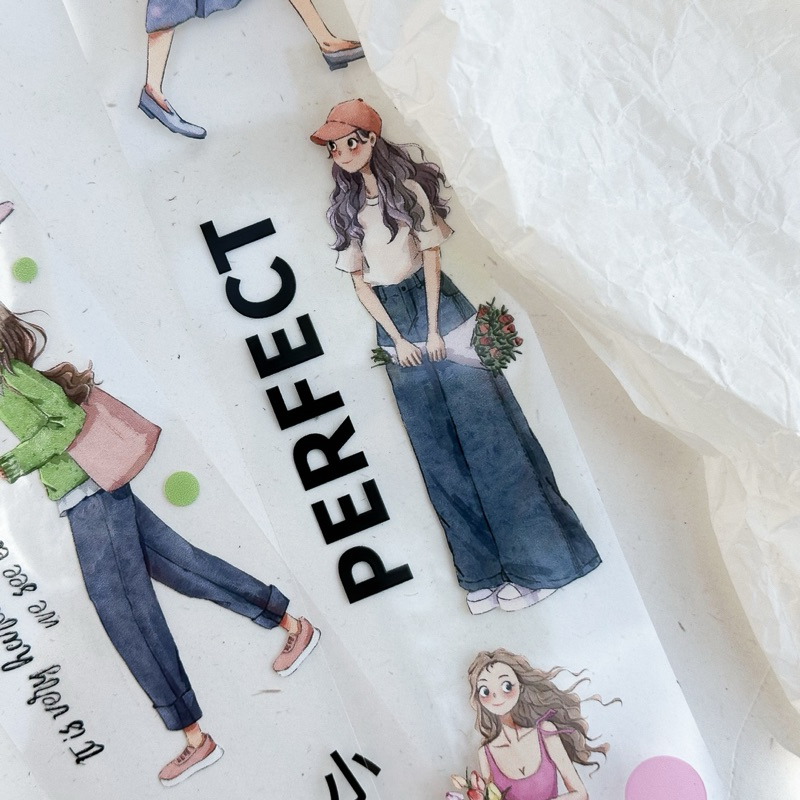 Saunery - Băng dán PET tape cô gái đáng yêu - Soyi