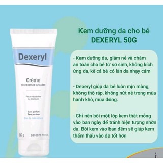 Kem nẻ Dexeryl Ki.tin 50g cho bé