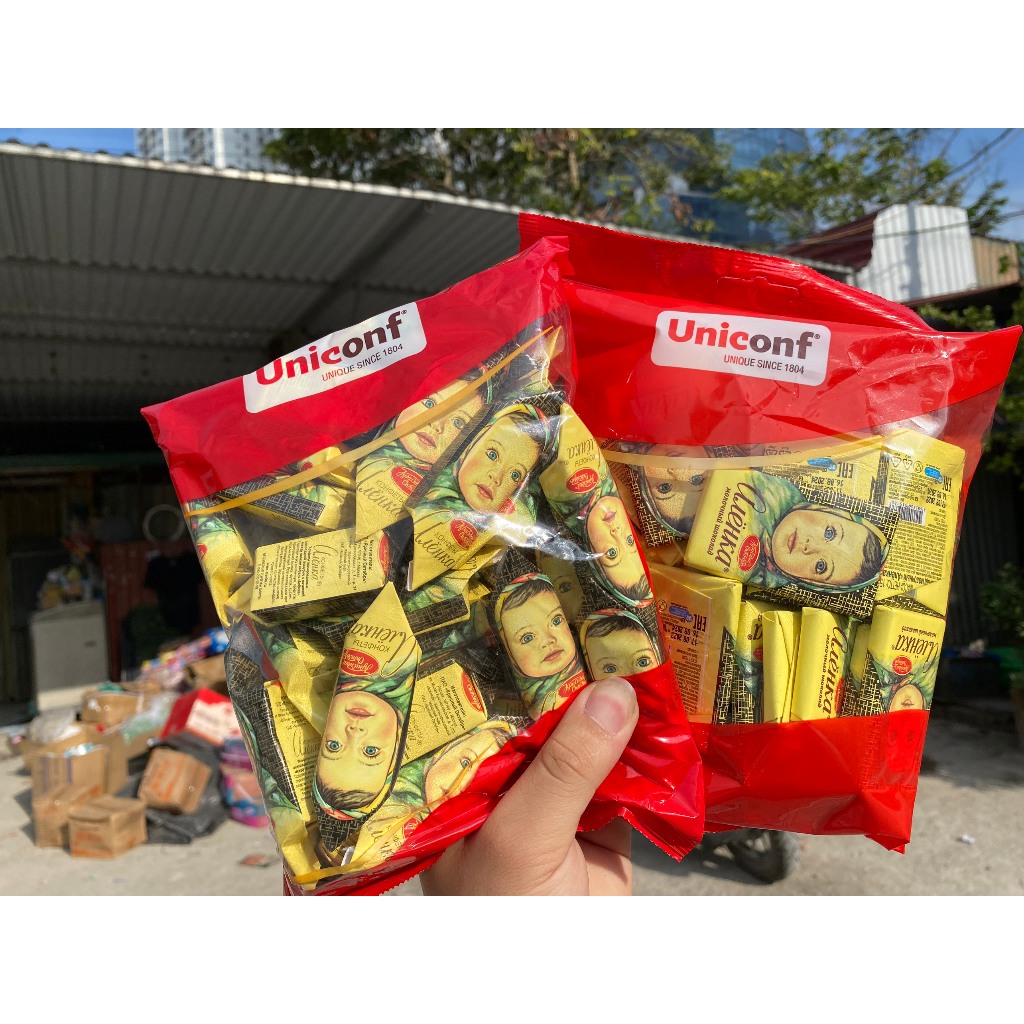 Combo 1000g Kẹo Socola nga Cô Bé Alenka/ Socola sữa truyền thống, Sữa hạt phỉ và Creme Brulee