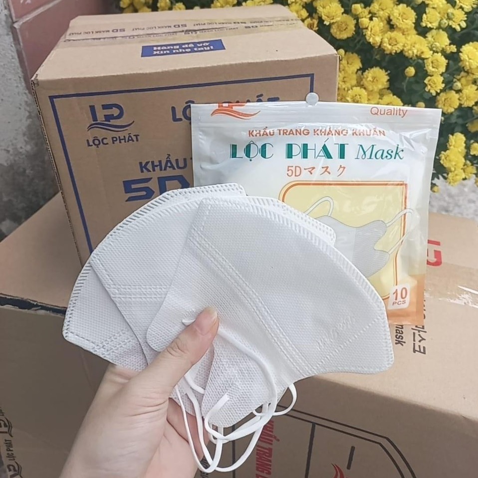 5 Gói Khẩu Trang Lộc Phát 5D