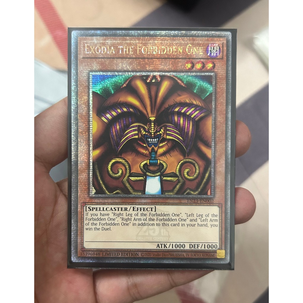 Thẻ bài Yugioh - Exodia the Forbidden One - TN23-EN002 - Quarter Century Rare 1st Edition