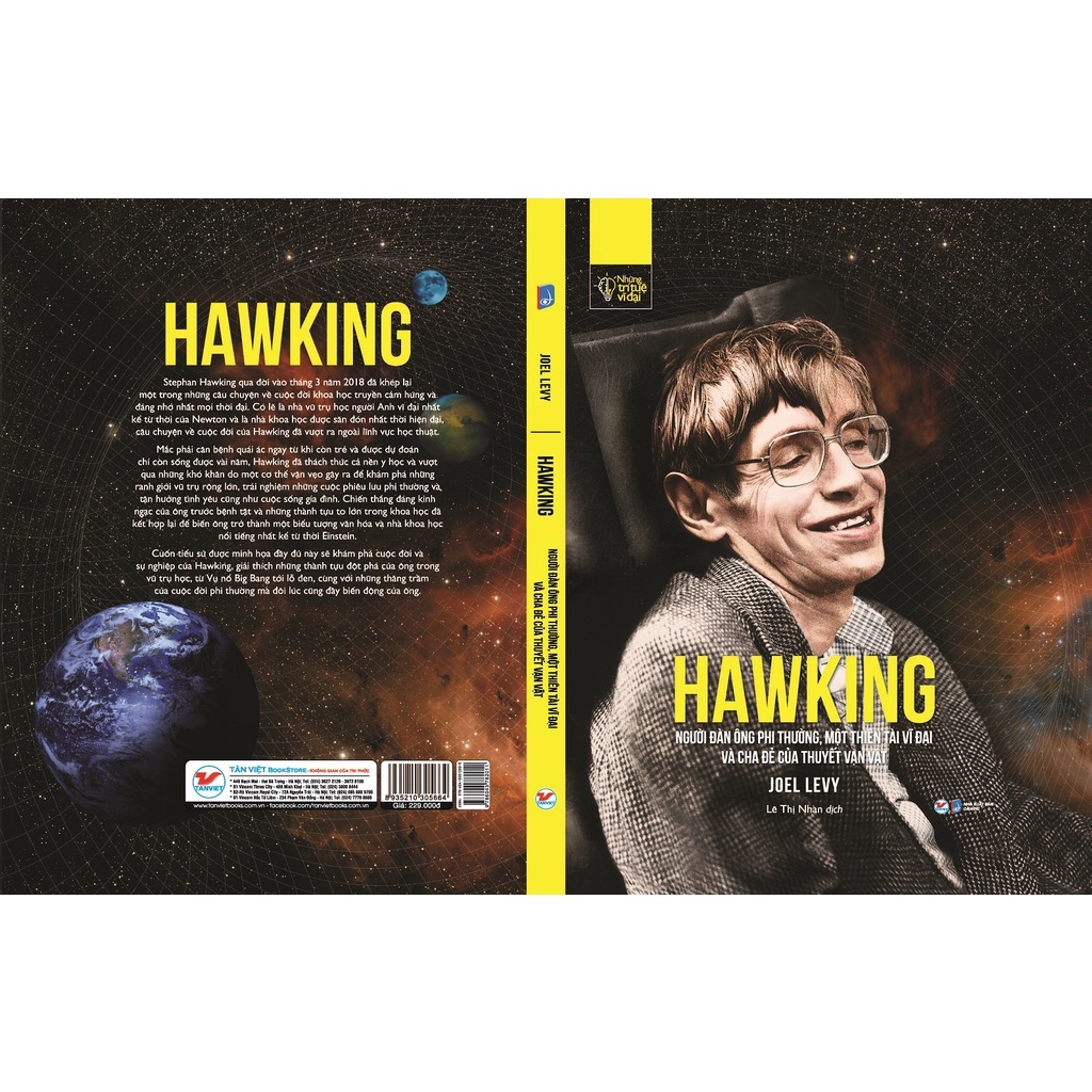 Sách - Hawking - Người Đàn Ông Phi Thường, Một Thiên Tài Vĩ Đại Và Cha Đẻ Của Thuyết Vạn Vật