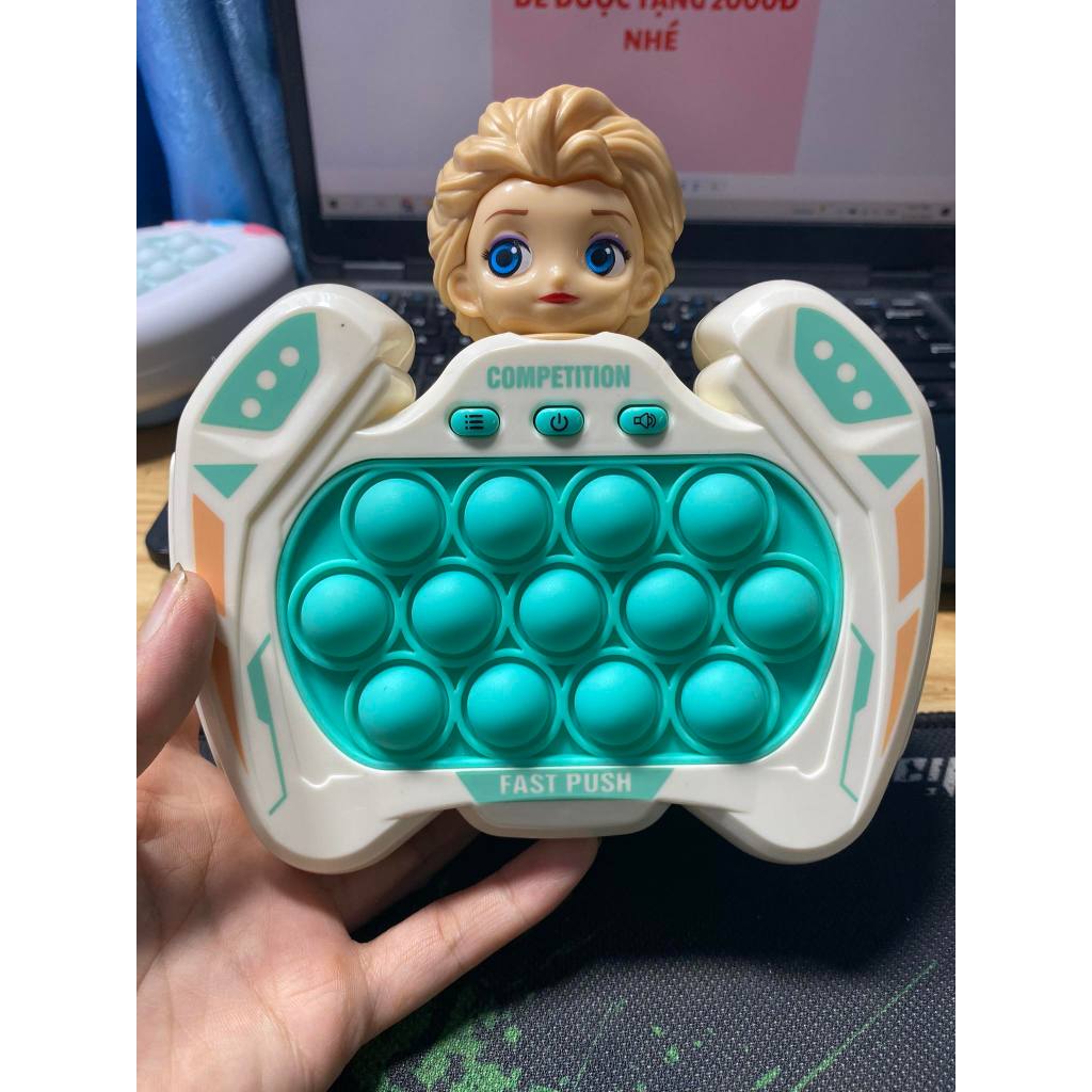 Pop ít điện tử 13 nút 999 level - Máy Chơi Game Popit Luyện Phản Xạ Cho Bé Kèm Nút Bấm Theo Nhạc Dễ Sử Dụng