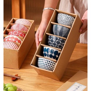 Set 5 chén cơm, set 5 bát cơm, bát cơm, chén cơm, set quà tặng, quà tân gia, quà tặng, chén sứ, bát