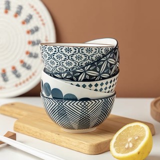 Set 5 chén cơm, set 5 bát cơm, bát cơm, chén cơm, set quà tặng, quà tân gia, quà tặng, chén sứ, bát