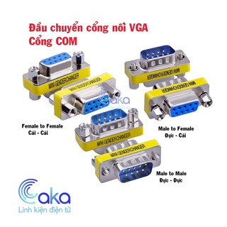 Đầu nối vga sang vga - đầu chuyển cổng com vga rs232 bd9 các loại