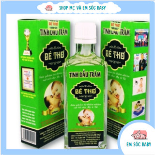 Tinh dầu tràm bé thơ 50ml tinh dầu tràm huế nguyên chất nguyên liệu 100% tự nhiên tinh dầu tràm cho bé