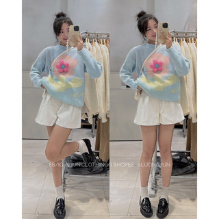 Áo len đính hoa 3305-junclothing