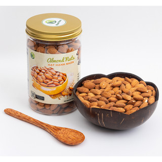 Hạt hạnh nhân gia tường organic hạnh nhân tách vỏ sấy khô 500 gram loại cao cấp nhập khẩu mỹ