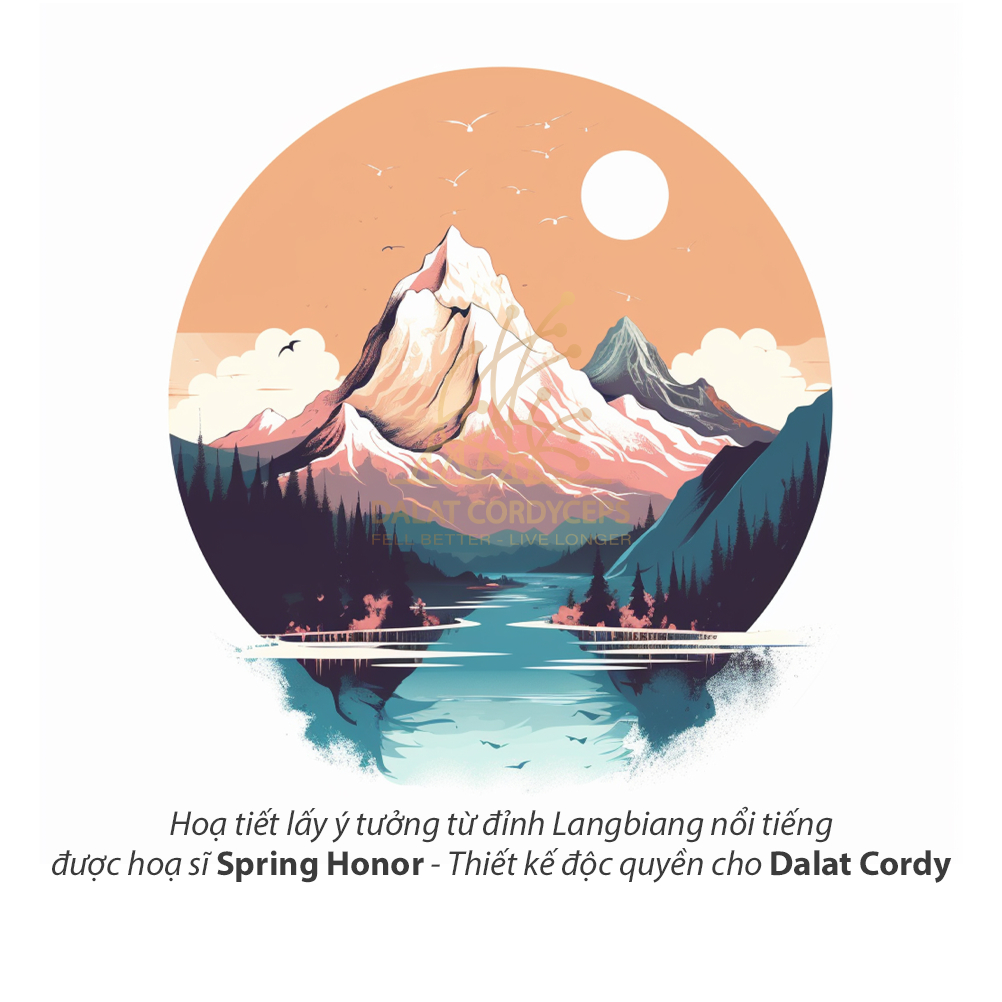 Túi giấy quà tặng cao cấp - Dalat Cordyceps