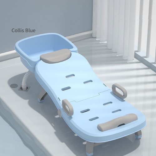 Ghế gội đầu cỡ lớn xếp gọn có tay vịn điều chỉnh, gấp gọn cho bé