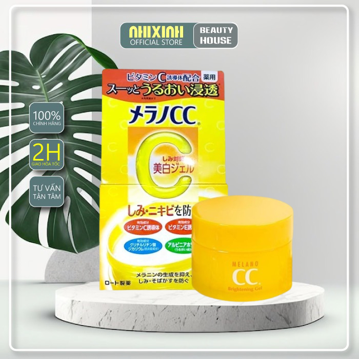 Kem Dưỡng Trắng Da CC Melano Brightening Gel 100g