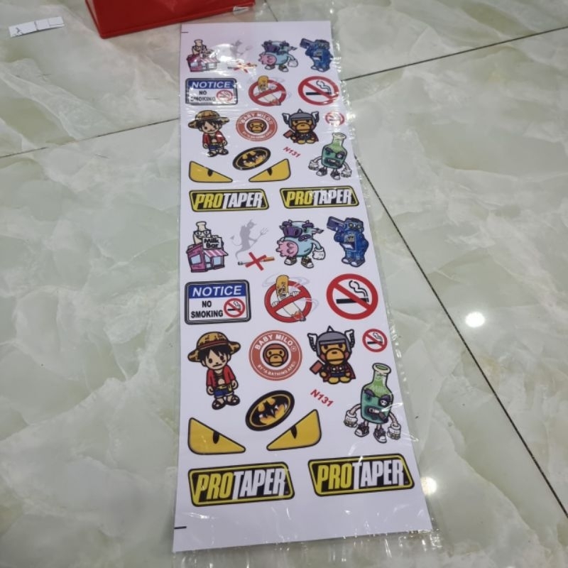 Combo 2 tấm logo dán nón bảo hiểm