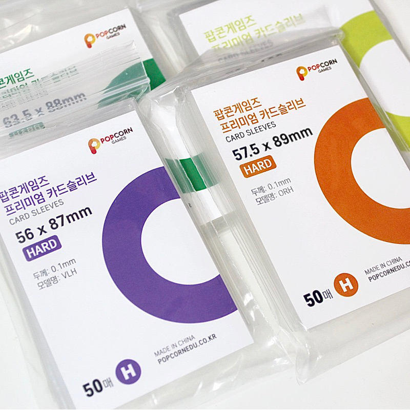 Sleeve Popcorn bọc card tách lẻ pack 50 chiếc hard bảo vệ card Kpop album lomo card toploader