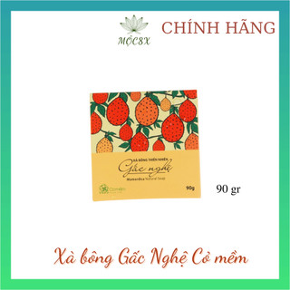 Xà bông rửa mặt thiên nhiên gấc nghệ giảm thâm mụn làm sáng da cỏ mềm 90gr