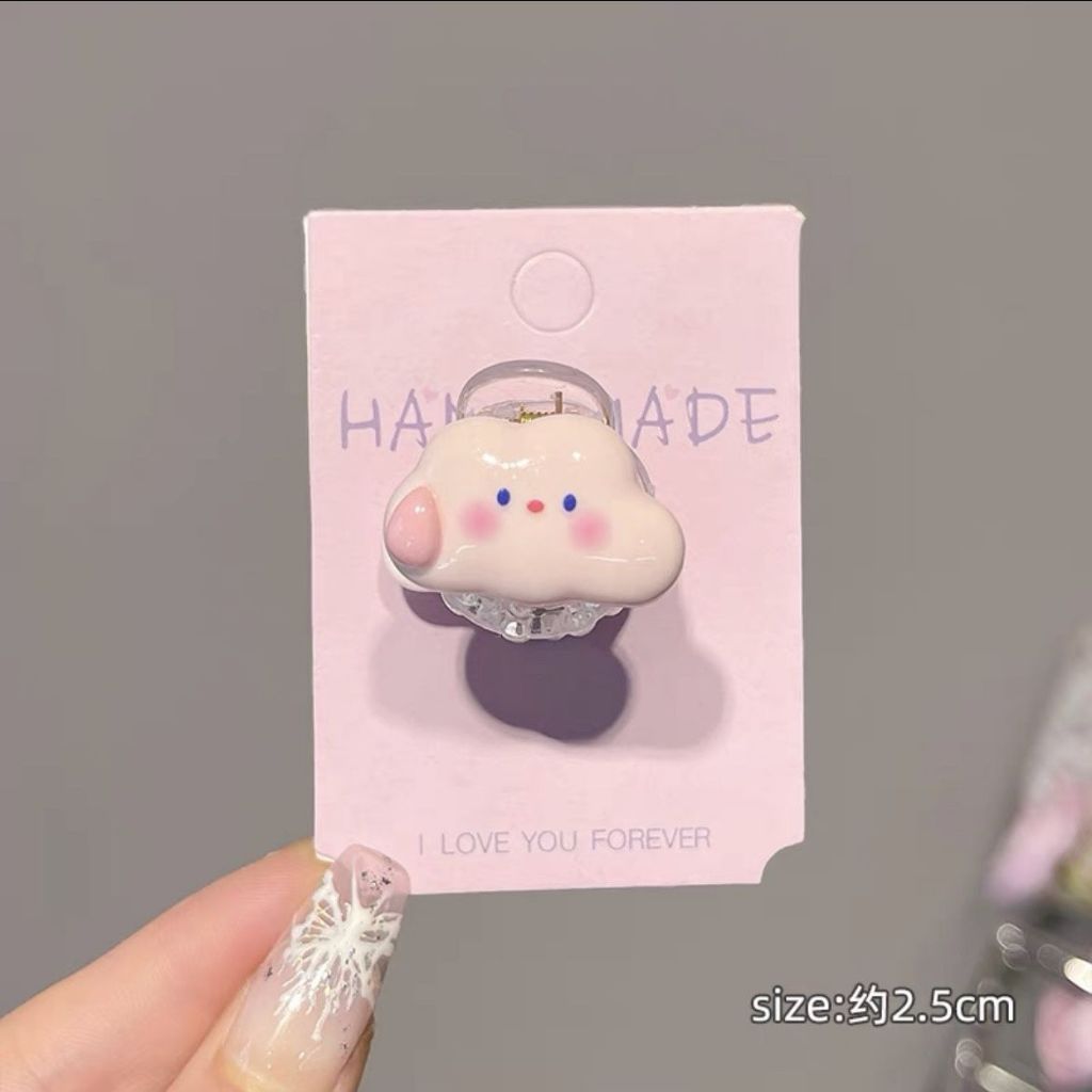 Kẹp Tóc Mái Hình Ngôi Sao Đám Mây Hồng Dễ Thương Cho Bé Gái