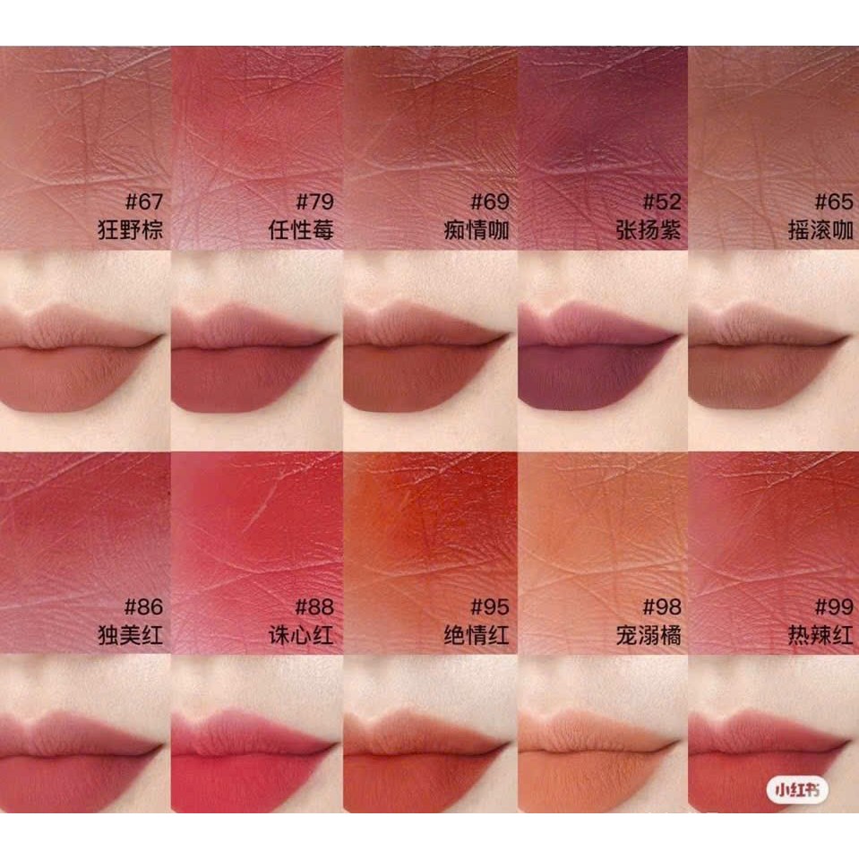 Son thỏi lì Mac Rouge À Lèvres Locked Kiss 24h Lipstick màu 79 95 86 67 99 65 98 52 69