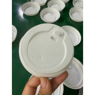 Nắp cốc pp đen trắng có nút bật phi 90 ( 50 nắp )