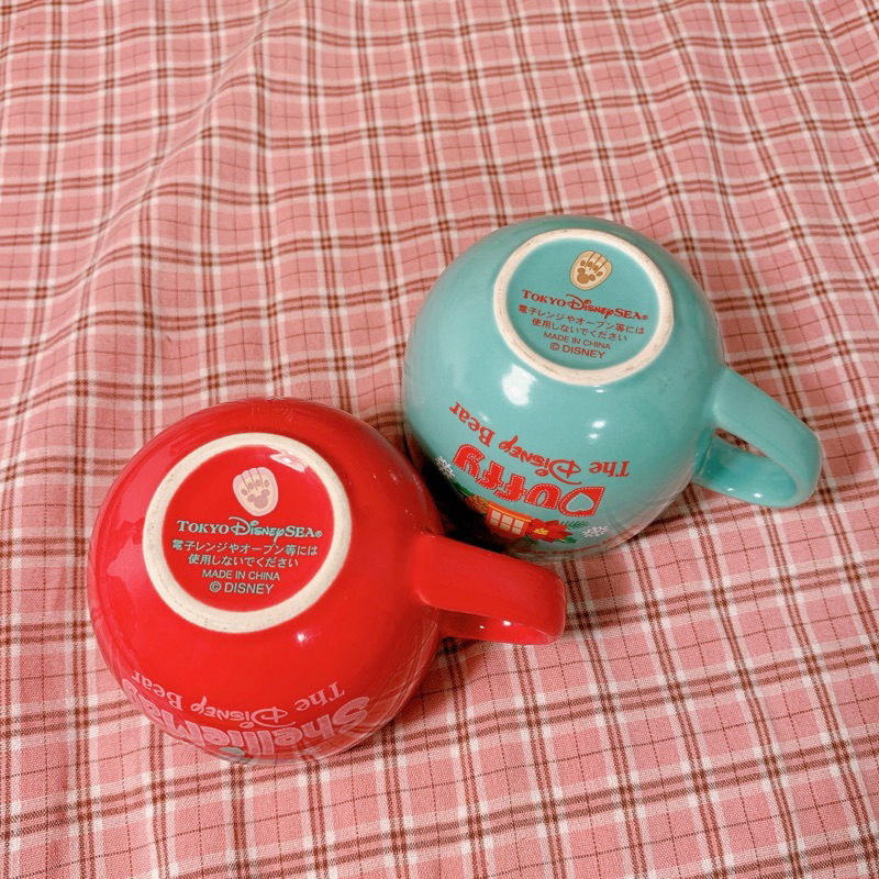 Ly cốc gấu duffy noel giáng sinh chính hãng disney gốm sứ hoạt hình dễ thương