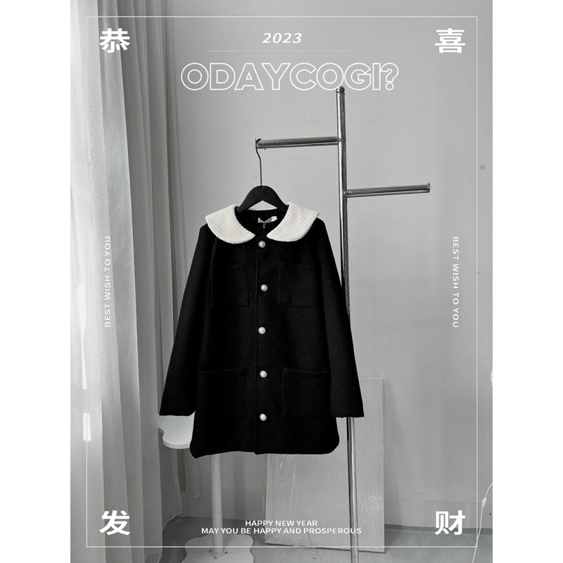 ÁO VÁY KHOÁC DẠ TWEED TIỂU THƯ